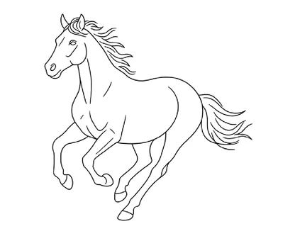 Desenhos de cavalos para colorir e imprimir - educação infantil (página 1)
